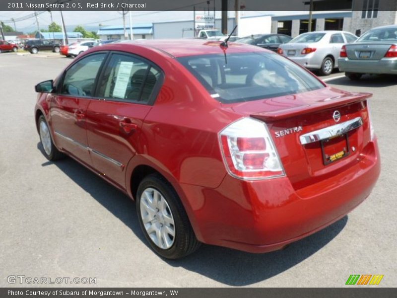 Red Brick / Charcoal 2011 Nissan Sentra 2.0 S