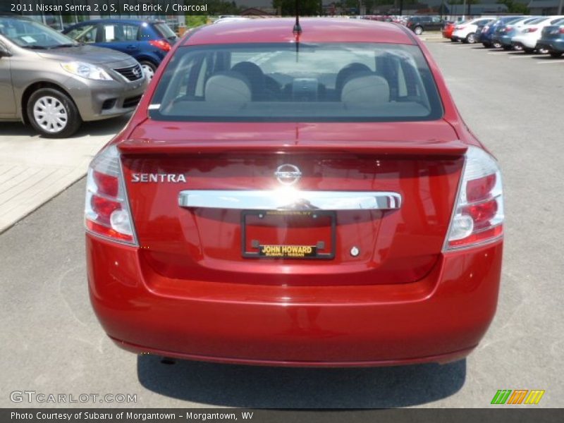 Red Brick / Charcoal 2011 Nissan Sentra 2.0 S