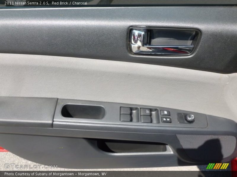 Red Brick / Charcoal 2011 Nissan Sentra 2.0 S