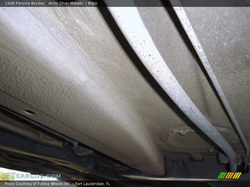 Arctic Silver Metallic / Black 1998 Porsche Boxster