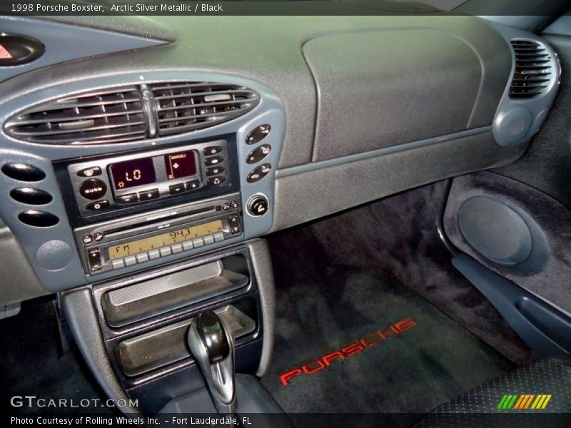 Arctic Silver Metallic / Black 1998 Porsche Boxster