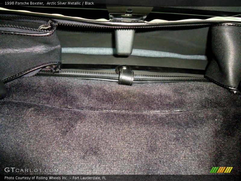 Arctic Silver Metallic / Black 1998 Porsche Boxster