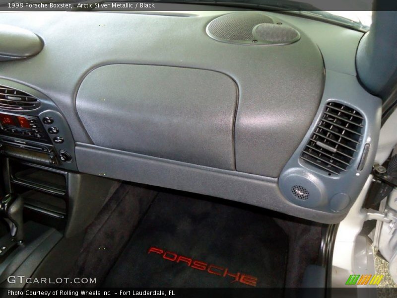 Arctic Silver Metallic / Black 1998 Porsche Boxster