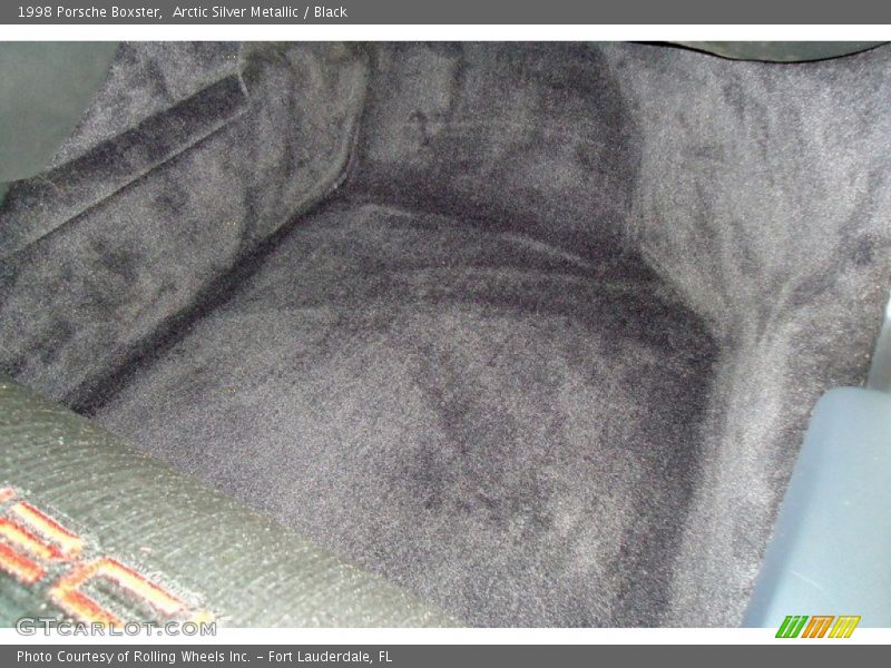 Arctic Silver Metallic / Black 1998 Porsche Boxster