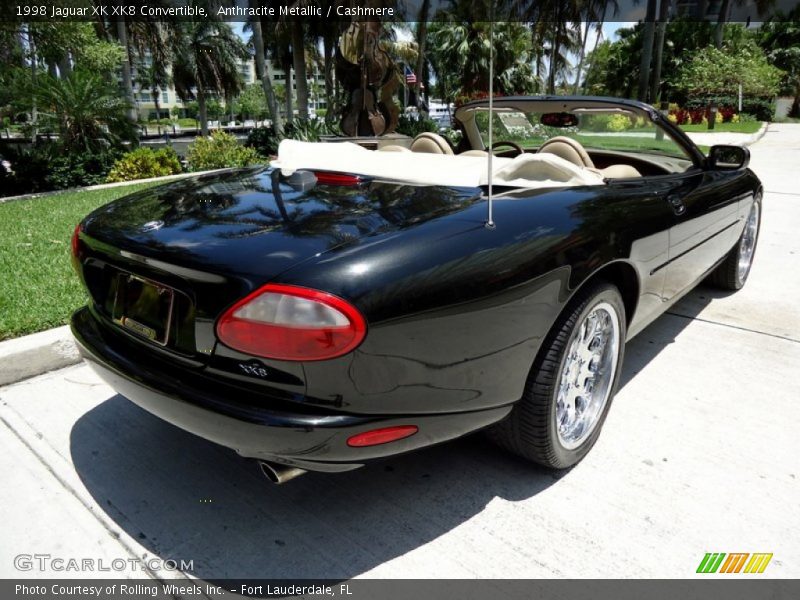 Anthracite Metallic / Cashmere 1998 Jaguar XK XK8 Convertible