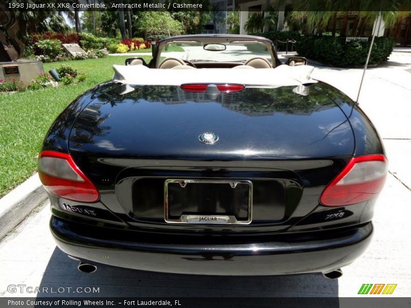 Anthracite Metallic / Cashmere 1998 Jaguar XK XK8 Convertible