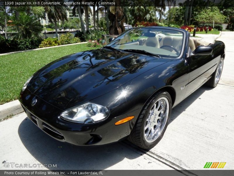 Anthracite Metallic / Cashmere 1998 Jaguar XK XK8 Convertible