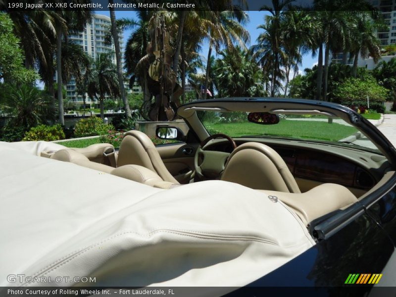Anthracite Metallic / Cashmere 1998 Jaguar XK XK8 Convertible