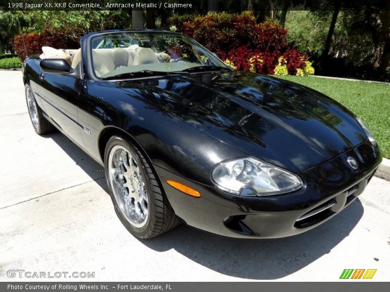 Anthracite Metallic / Cashmere 1998 Jaguar XK XK8 Convertible