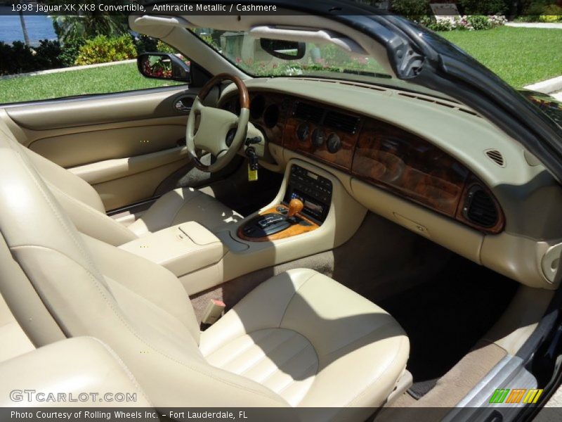 Anthracite Metallic / Cashmere 1998 Jaguar XK XK8 Convertible