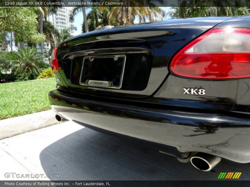 Anthracite Metallic / Cashmere 1998 Jaguar XK XK8 Convertible