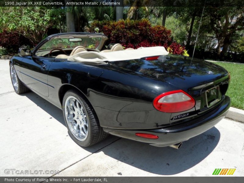 Anthracite Metallic / Cashmere 1998 Jaguar XK XK8 Convertible