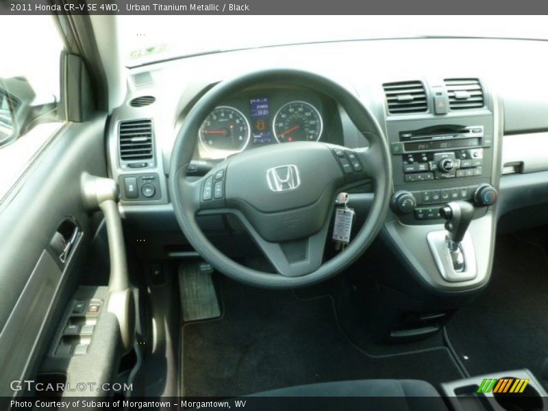 Urban Titanium Metallic / Black 2011 Honda CR-V SE 4WD