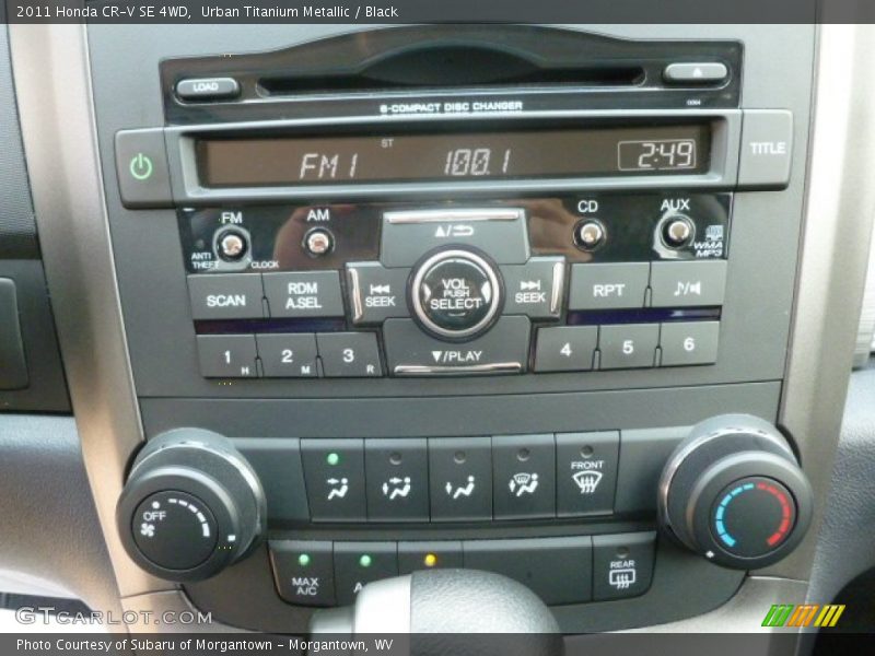 Urban Titanium Metallic / Black 2011 Honda CR-V SE 4WD