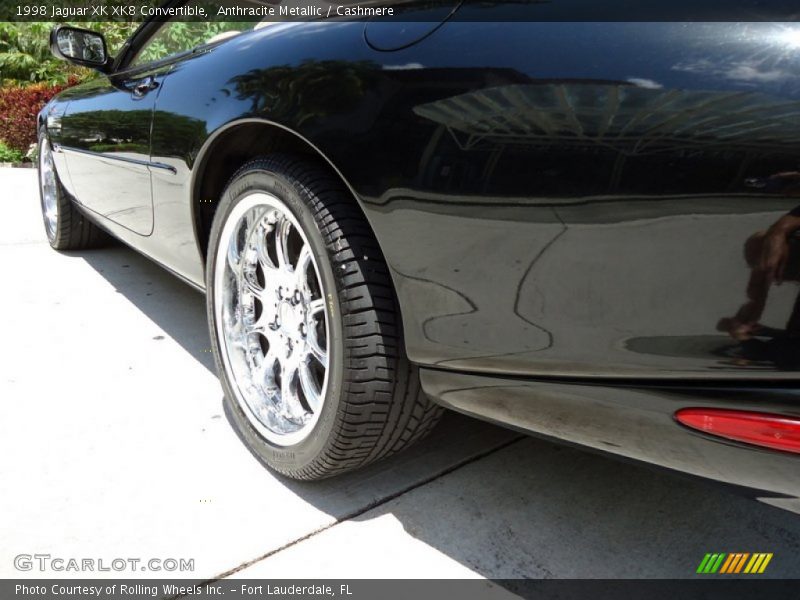 Anthracite Metallic / Cashmere 1998 Jaguar XK XK8 Convertible