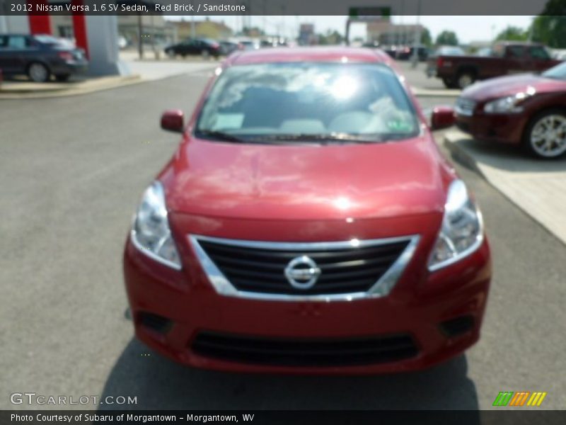 Red Brick / Sandstone 2012 Nissan Versa 1.6 SV Sedan