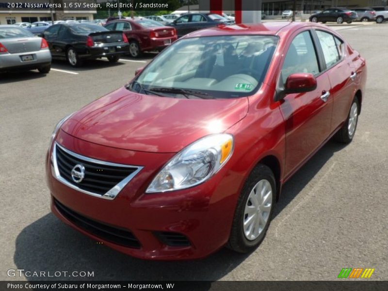 Red Brick / Sandstone 2012 Nissan Versa 1.6 SV Sedan