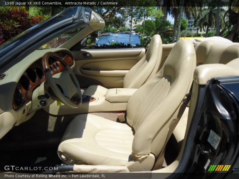 Anthracite Metallic / Cashmere 1998 Jaguar XK XK8 Convertible