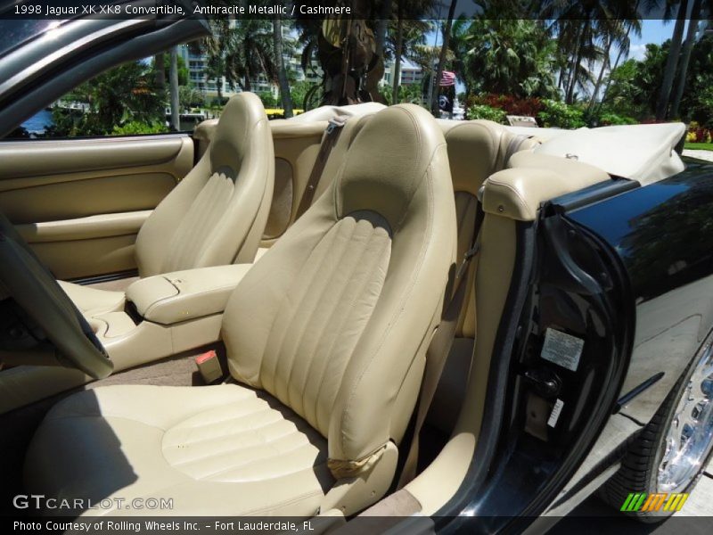 Anthracite Metallic / Cashmere 1998 Jaguar XK XK8 Convertible