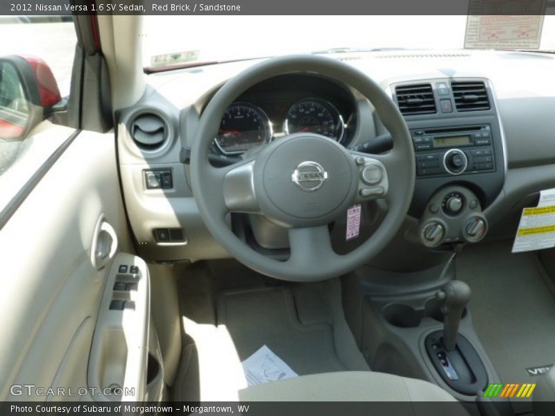 Red Brick / Sandstone 2012 Nissan Versa 1.6 SV Sedan