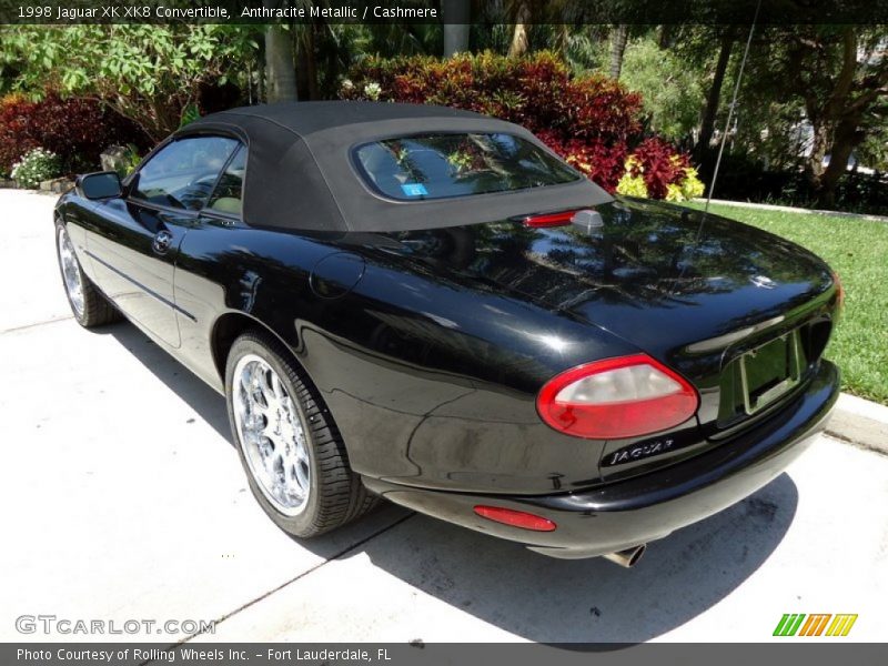 Anthracite Metallic / Cashmere 1998 Jaguar XK XK8 Convertible