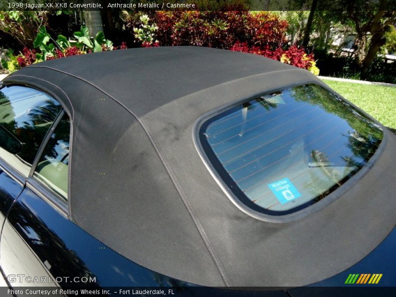 Anthracite Metallic / Cashmere 1998 Jaguar XK XK8 Convertible