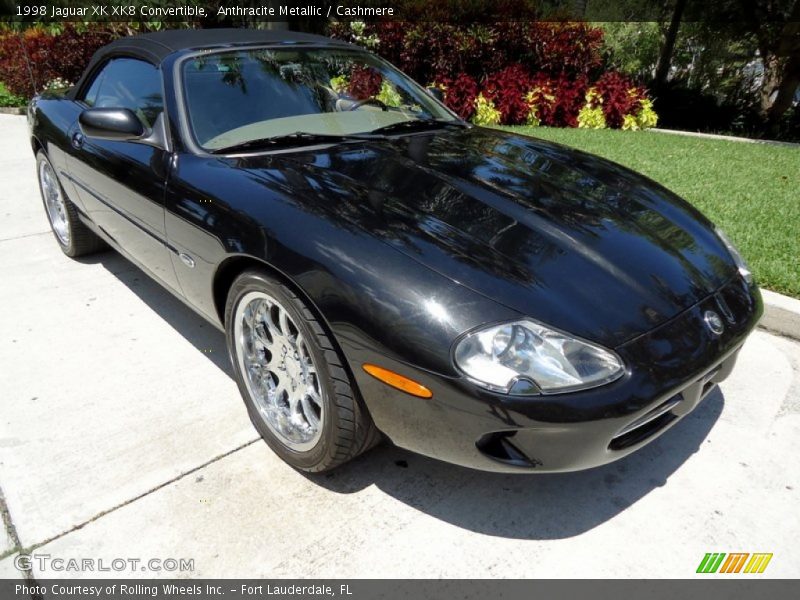 Anthracite Metallic / Cashmere 1998 Jaguar XK XK8 Convertible