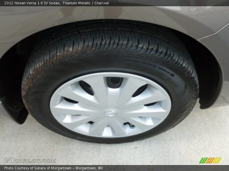 Titanium Metallic / Charcoal 2012 Nissan Versa 1.6 SV Sedan