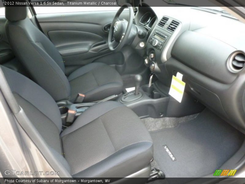 Titanium Metallic / Charcoal 2012 Nissan Versa 1.6 SV Sedan