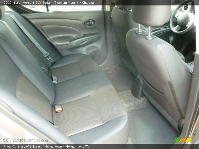 Titanium Metallic / Charcoal 2012 Nissan Versa 1.6 SV Sedan