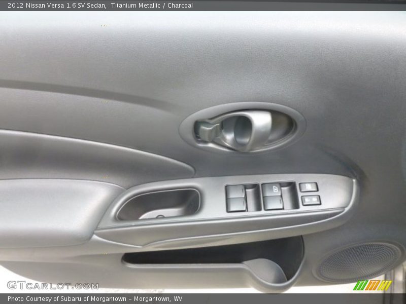 Titanium Metallic / Charcoal 2012 Nissan Versa 1.6 SV Sedan