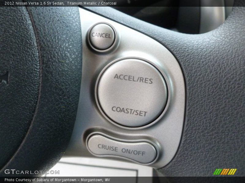 Titanium Metallic / Charcoal 2012 Nissan Versa 1.6 SV Sedan