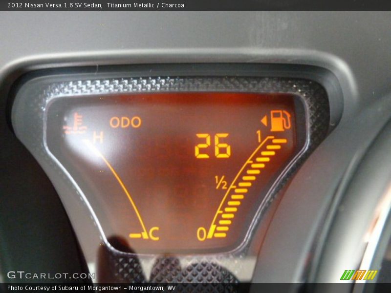 Titanium Metallic / Charcoal 2012 Nissan Versa 1.6 SV Sedan