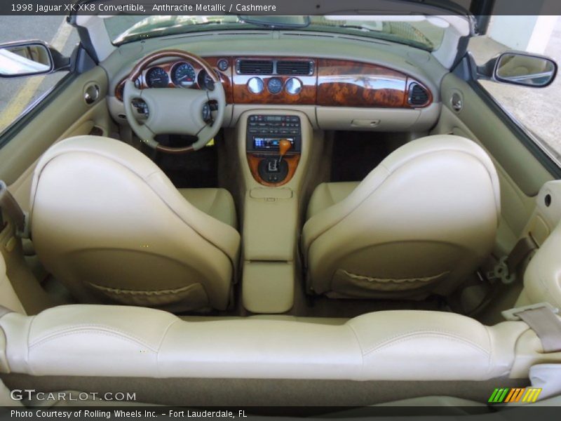 Anthracite Metallic / Cashmere 1998 Jaguar XK XK8 Convertible