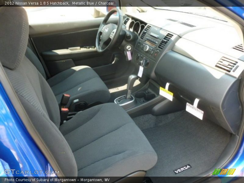 Metallic Blue / Charcoal 2012 Nissan Versa 1.8 S Hatchback