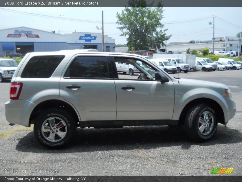 Brilliant Silver Metallic / Stone 2009 Ford Escape XLS