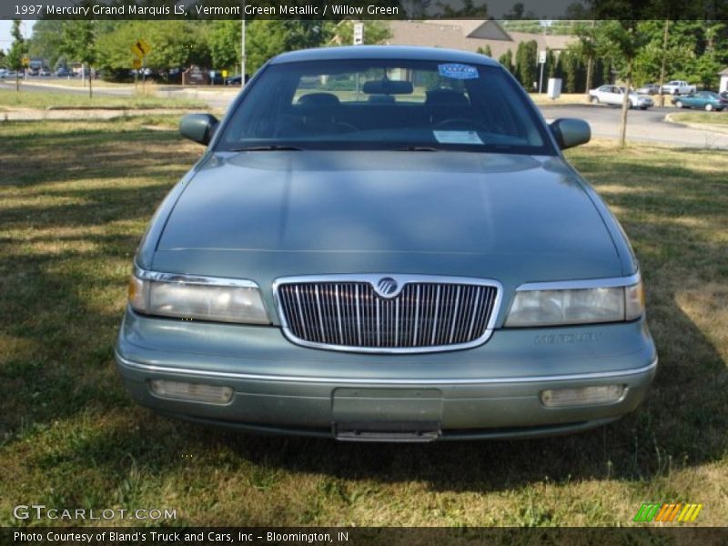 Vermont Green Metallic / Willow Green 1997 Mercury Grand Marquis LS