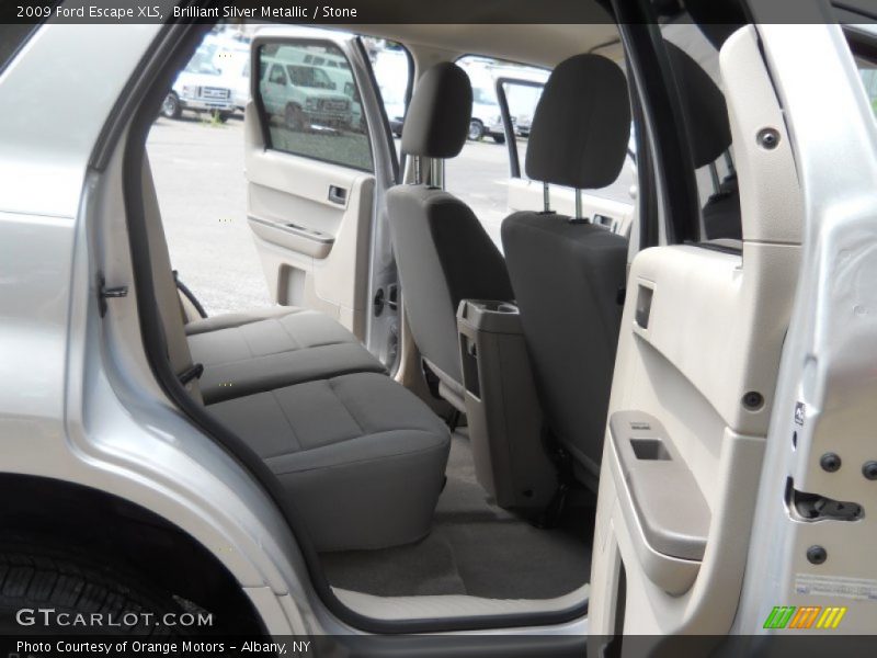 Brilliant Silver Metallic / Stone 2009 Ford Escape XLS