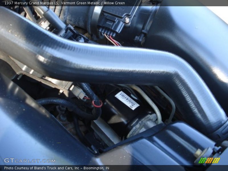 Vermont Green Metallic / Willow Green 1997 Mercury Grand Marquis LS