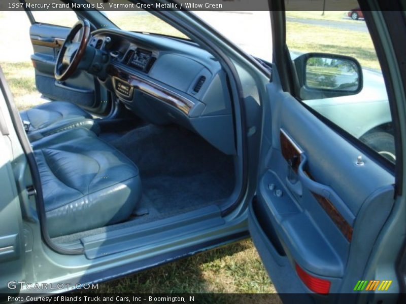 Vermont Green Metallic / Willow Green 1997 Mercury Grand Marquis LS
