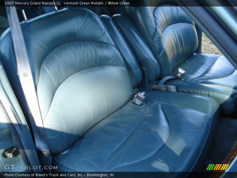 Vermont Green Metallic / Willow Green 1997 Mercury Grand Marquis LS