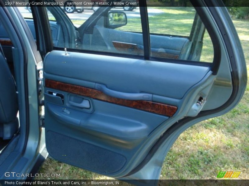 Vermont Green Metallic / Willow Green 1997 Mercury Grand Marquis LS