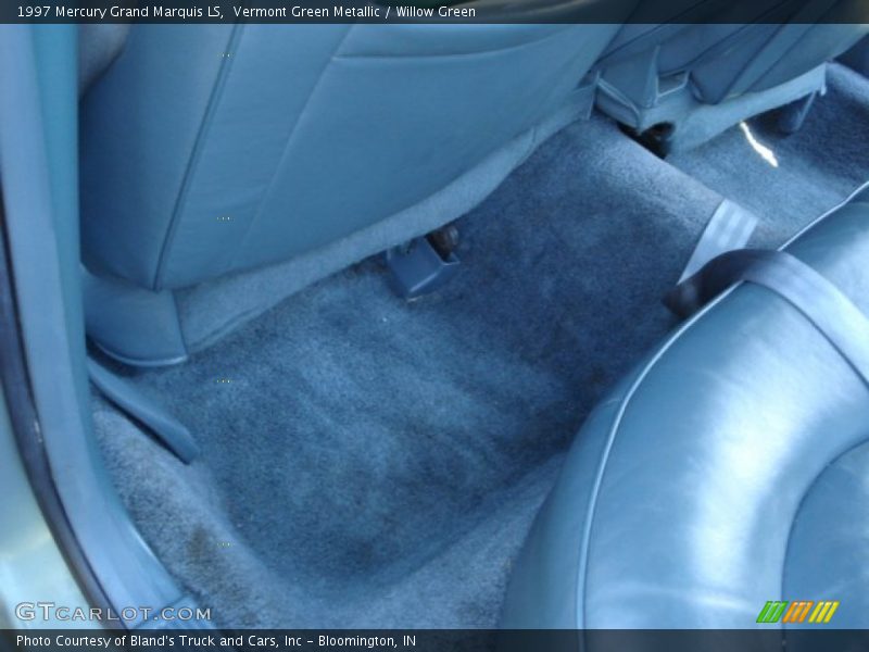 Vermont Green Metallic / Willow Green 1997 Mercury Grand Marquis LS