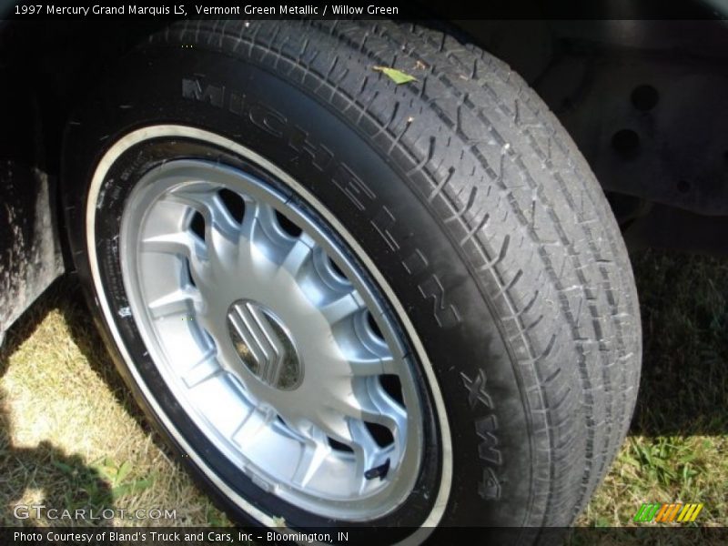 Vermont Green Metallic / Willow Green 1997 Mercury Grand Marquis LS