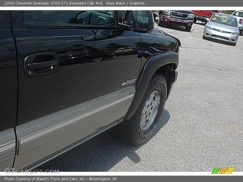 Onyx Black / Graphite 2000 Chevrolet Silverado 1500 Z71 Extended Cab 4x4