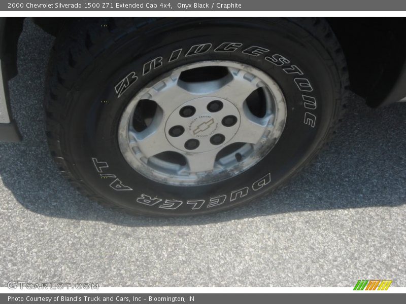 Onyx Black / Graphite 2000 Chevrolet Silverado 1500 Z71 Extended Cab 4x4