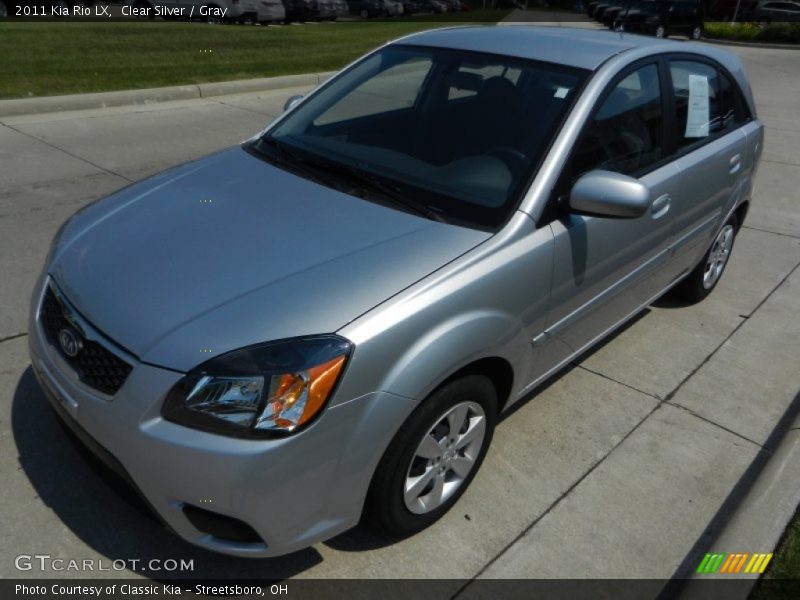 Clear Silver / Gray 2011 Kia Rio LX