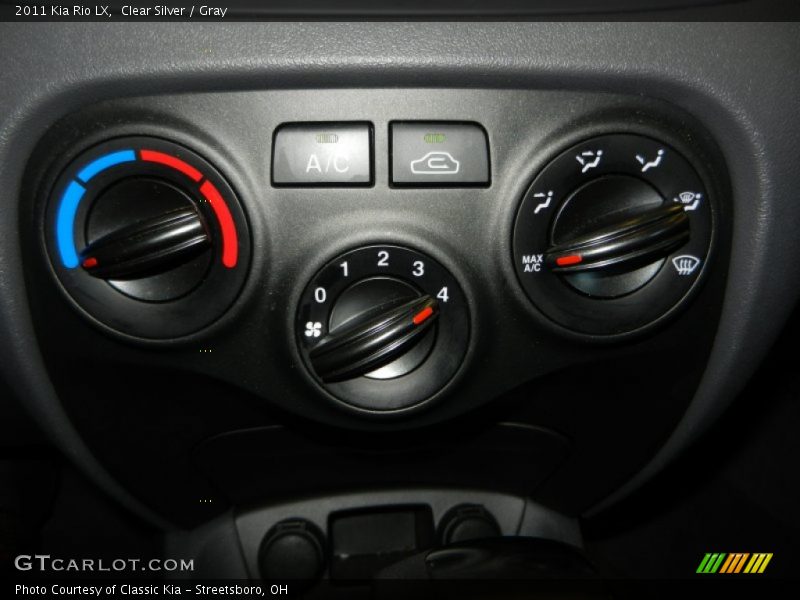Clear Silver / Gray 2011 Kia Rio LX