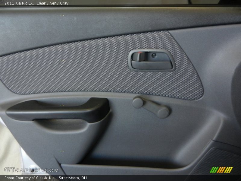 Clear Silver / Gray 2011 Kia Rio LX