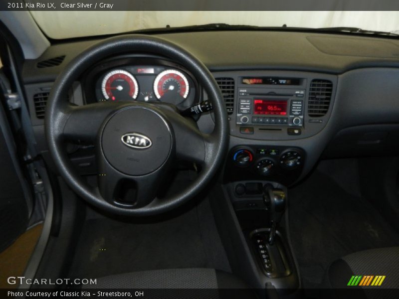 Clear Silver / Gray 2011 Kia Rio LX